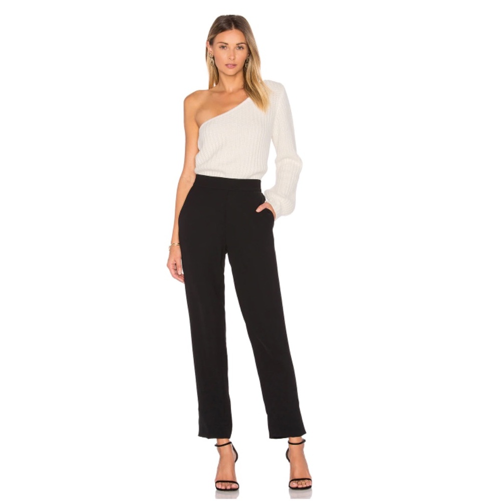 Vince Crepe Lounge Dress Pants Trousers Black Large